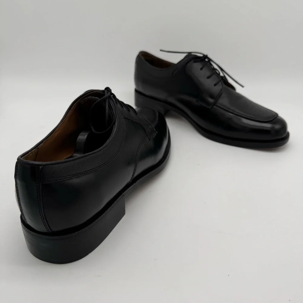 French Shriner Fargo Black Leather Oxford Size 10.5 M